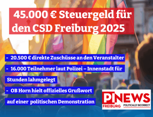 45.000 € Steuergeld für den CSD Freiburg 2025