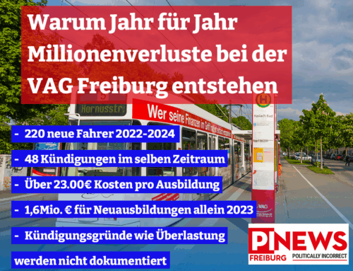 Warum Jahr für Jahr Millionenverluste bei der VAG Freiburg entstehen
