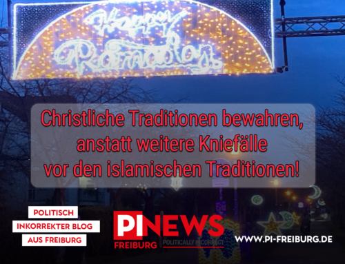 Festbeleuchtung am Seepark für den Ramadan von der Stadt finanziert