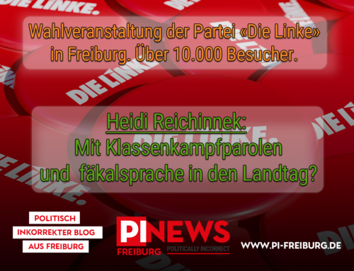 Heidi Reichinnek (Die Linke) in Freiburg auf Wahlkampftour