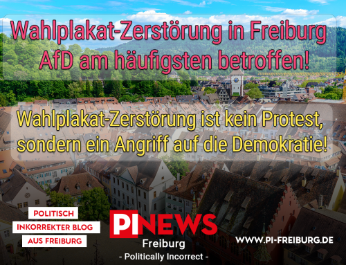 Freiburg im Wahlkampf: Zerstörte Plakate, vergiftetes Klima