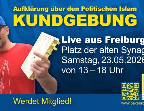 Antifa stört BPE-Kundgebung in Freiburg: Darf niemand mehr den politischen Islam in Frage stellen?