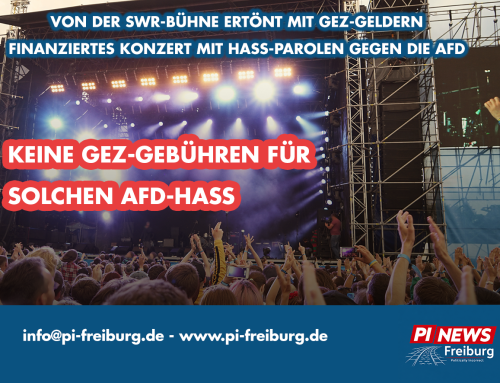 Anti-AfD Statement von der SWR-Bühne in Stuttgart