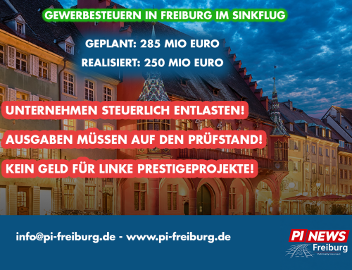 Gewerbesteuern in Freiburg im Sinkflug