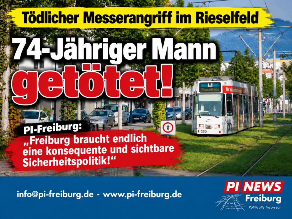 Tödlicher Messerangriff im Rieselfeld: 74-Jähriger stirbt